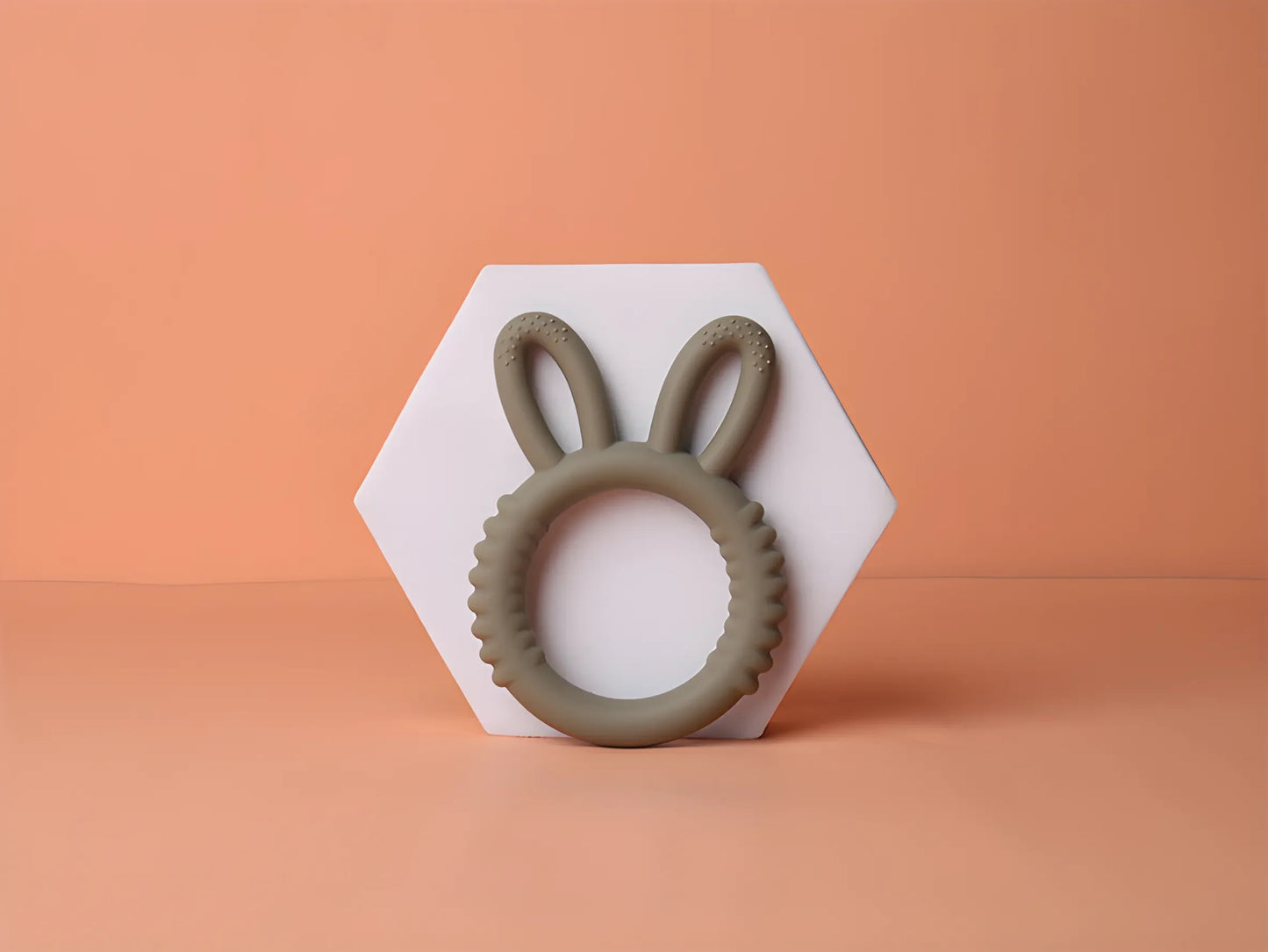 Baby Silicone Teether Bunny Safe Pacifier for Happy Teething