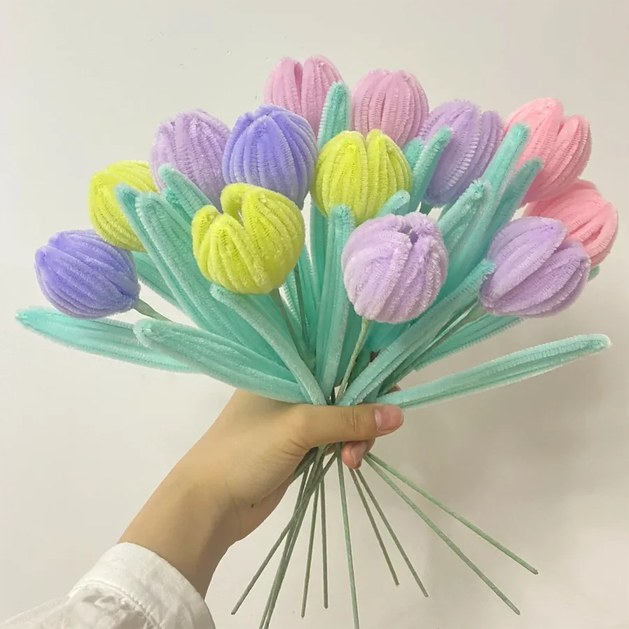 500 or 600 Pieces 12 Inch Pipe Cleaners Chenille Stems Bulk Craft Supplies for DIY Art Projects and Creative Gifts