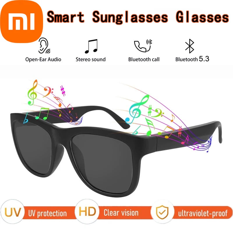 Xiaomi Smart Sunglasses Glasses Bluetooth Call Outdoor Sports Headphones Hifi Blue Light Waterproof Anti-uv For Men And Women