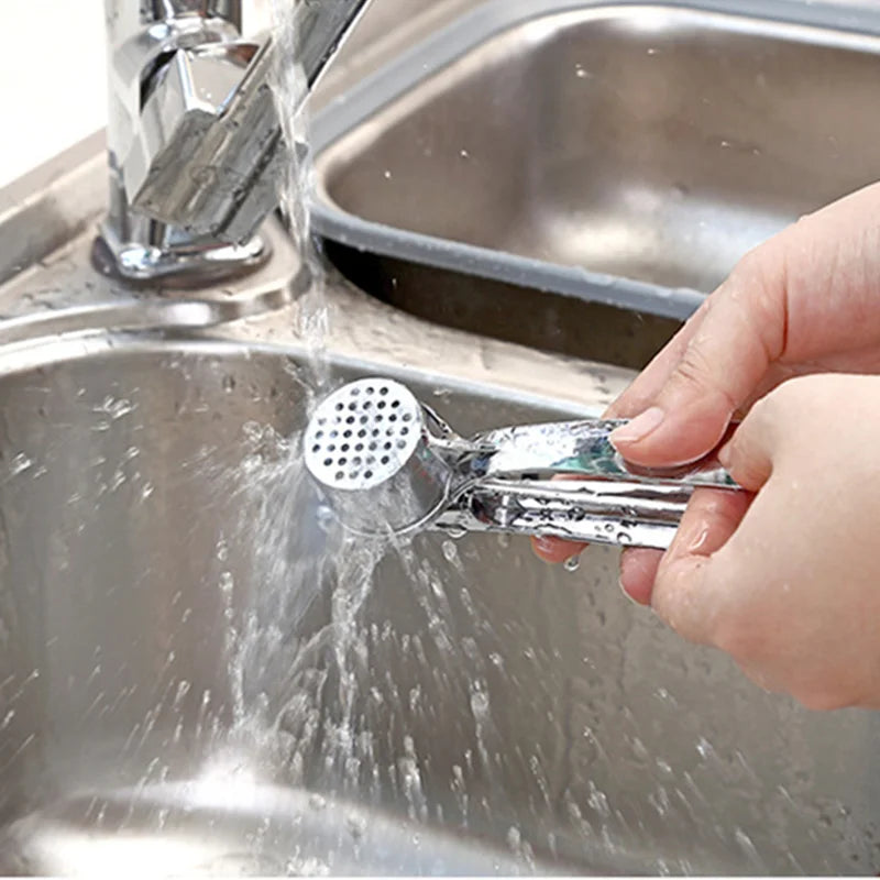 Garlic Press Crusher Mincer Stainless Steel Kitchen Tool