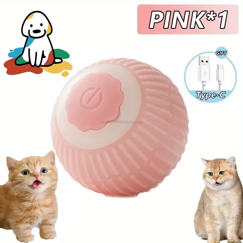 Cat Toys Interactive Ball Electronic Automatic Rolling Magic Ball
