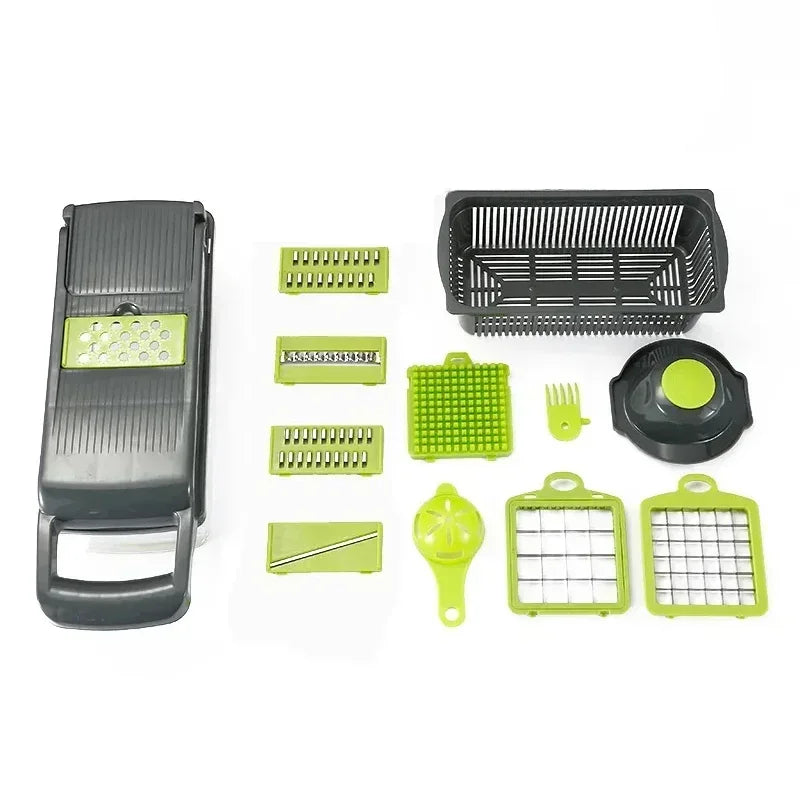 14 in 1 Multifunctional Vegetable Chopper Slicer Dicer Grater for Efficient Meal Prep
