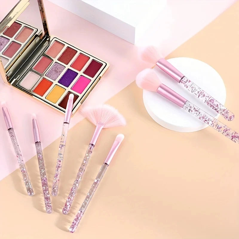 Hair Length 7 Pieces Makeup Brush Set for Flawless Application