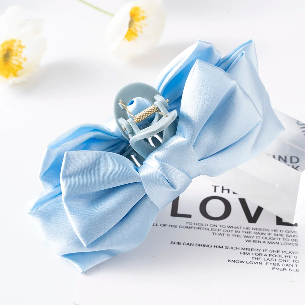 Bow Hair Claws Clip Large Shark Claw Hair Clips for Women