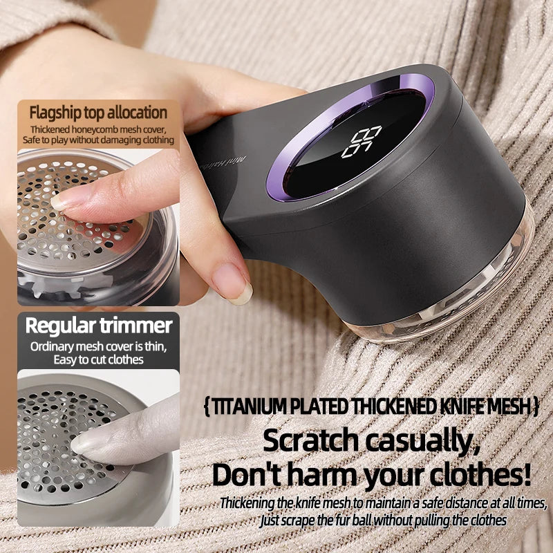 Portable Hair Ball Trimmer USB Rechargeable Lint Remover