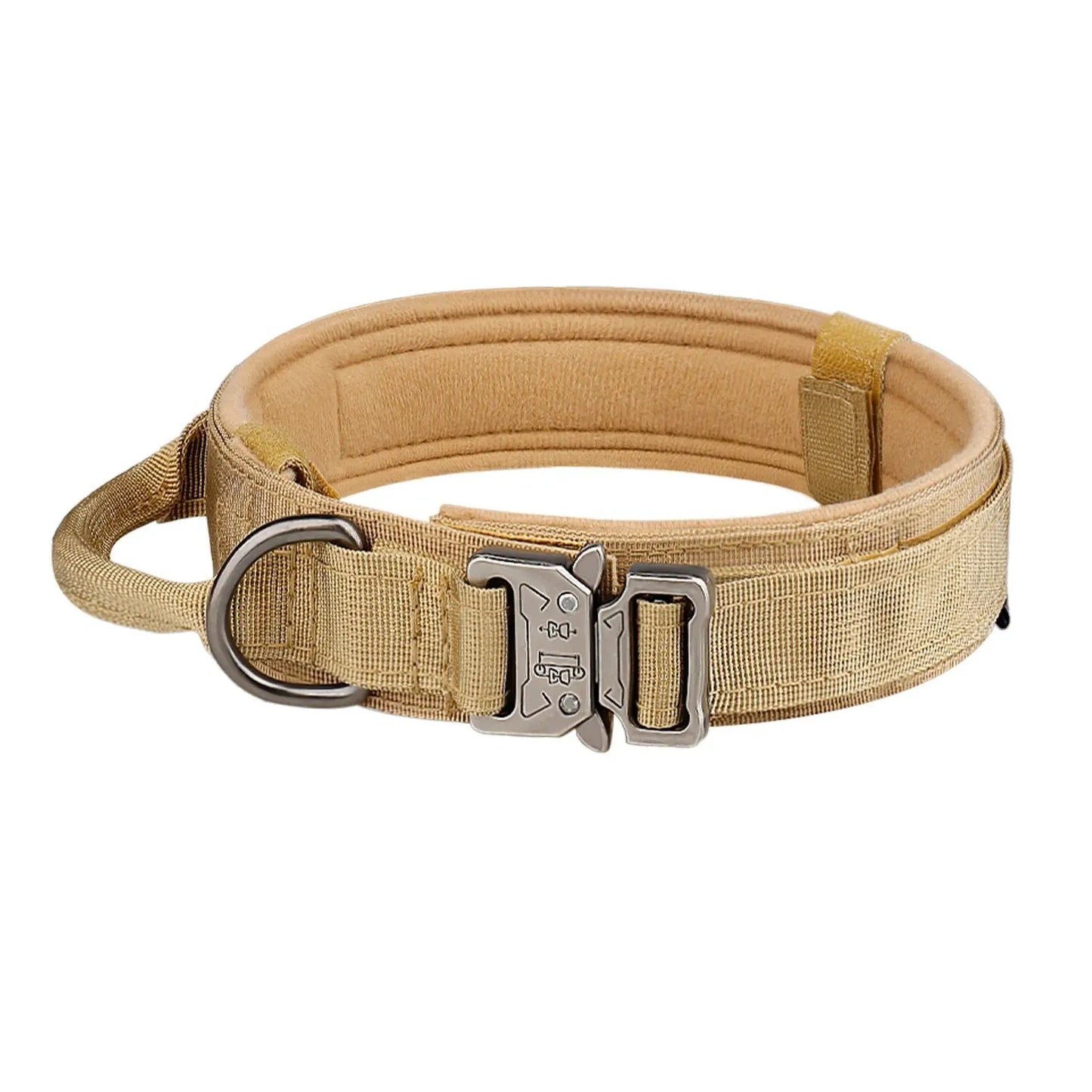 Pet Products Outdoor Tactical Dog Collar Nylon Metal Buckle for Medium and Large Dogs