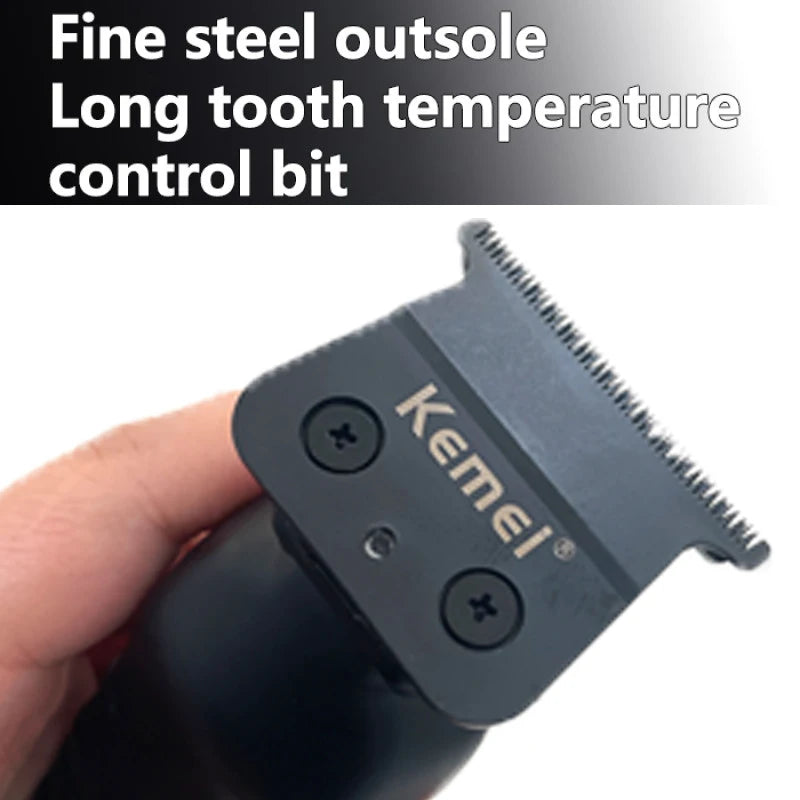 Kemei 2299 Cordless Hair Trimmer 0mm Zero Gapped Clipper