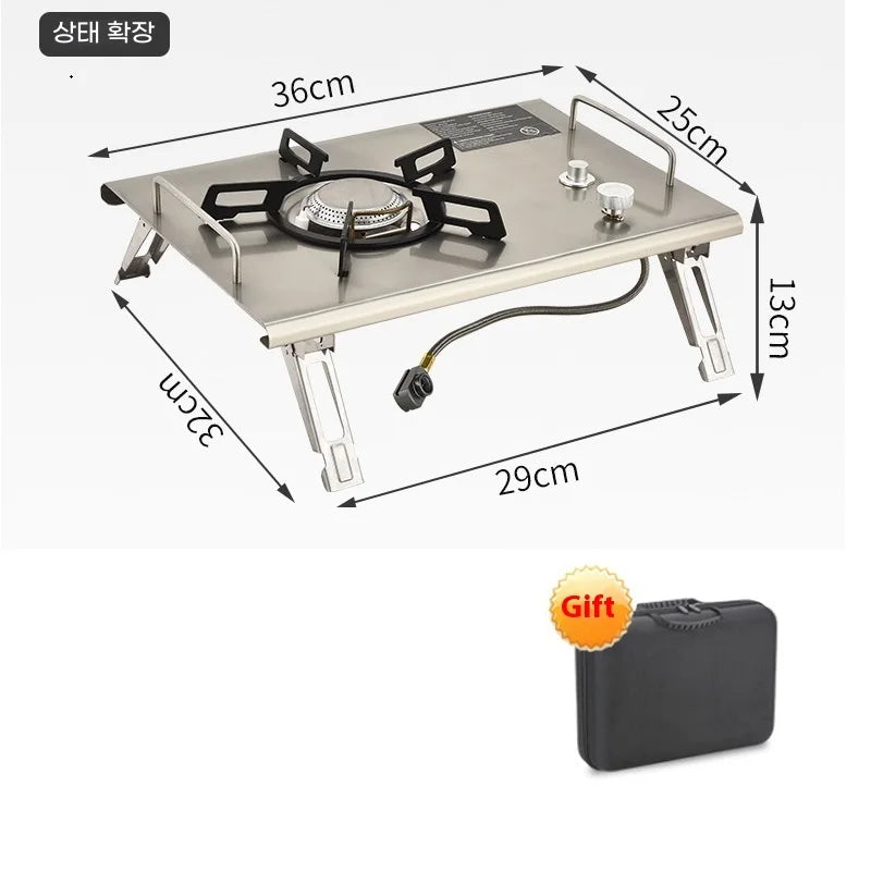Lohascamping Camping Table IGT Folding Adjustable BBQ Table