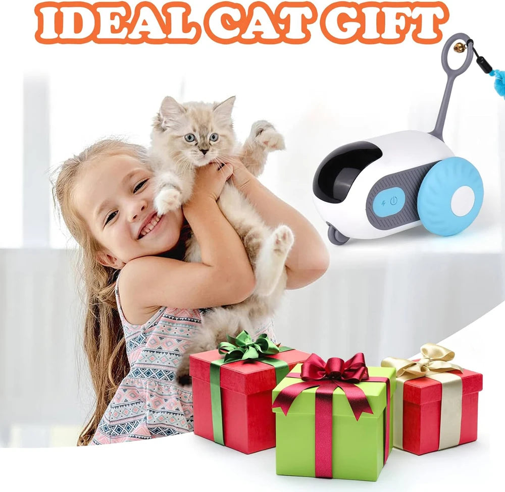 Smart Cat Toy 2 Modes Automatic Remote Controlled Car for Cats Dogs Interactive Training Supplies