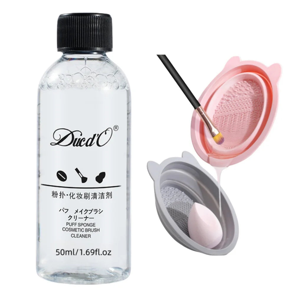 50ml Makeup Brush Cleaning Agent for Sponges and Puffs