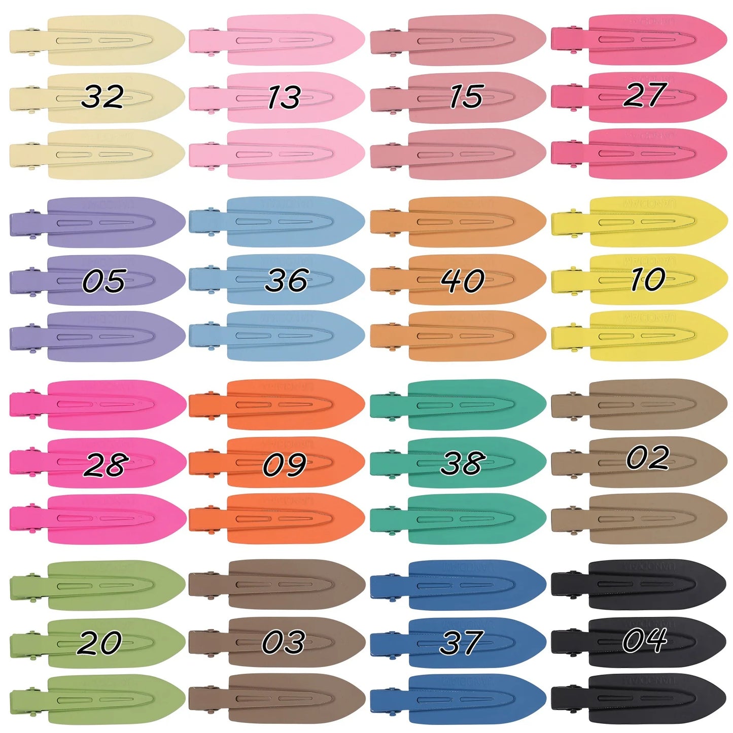 2pc Lot New Beauty Seamless Hairpin Hair Clips for Women and Girls