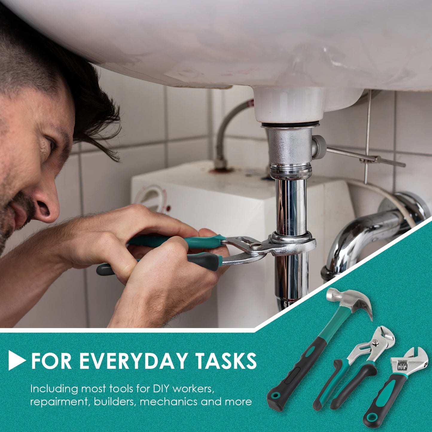 Home Repair Tool Kit - 198 Piece Complete Tool Set