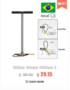 300bar 30mpa 4500psi Hand Operated PCP Pump For Rifles and Paintball