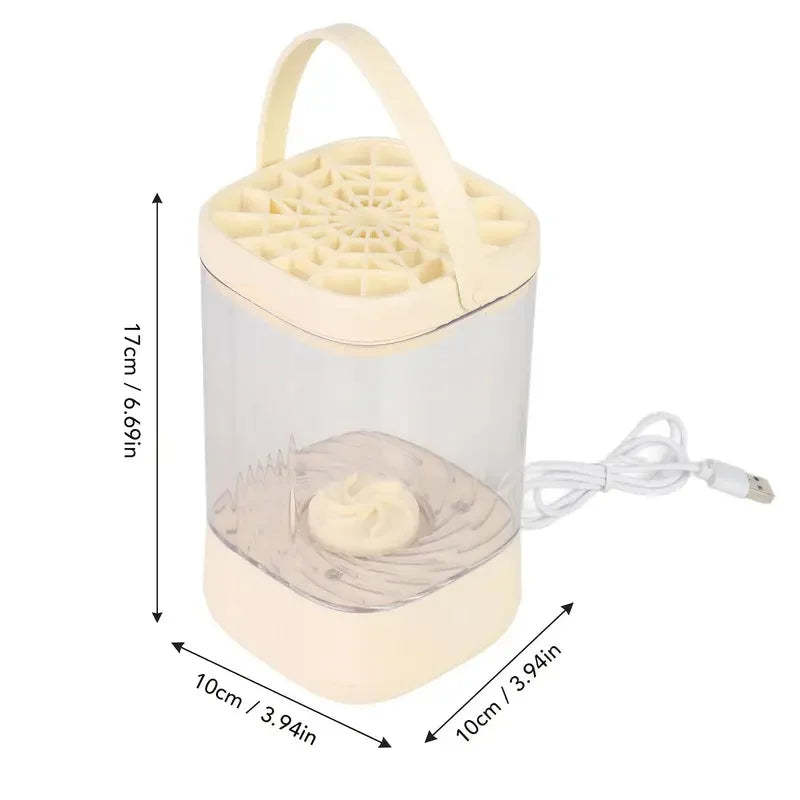 Automatic Spinning Makeup Brush Cleaner USB Plug Electric Makeup Brushes Cleaner and Dryer Deep Clean