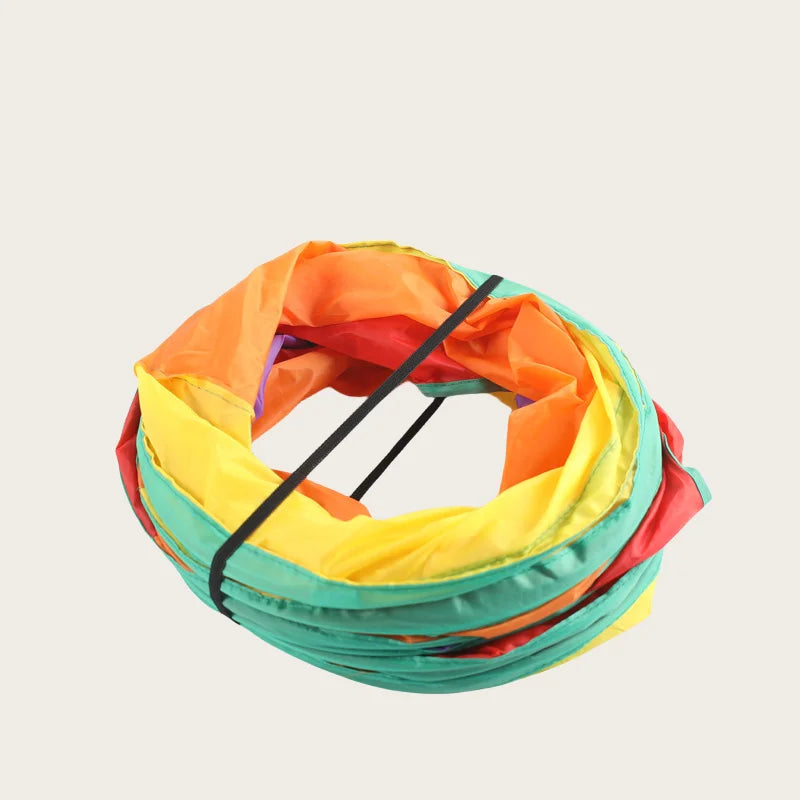 cat play tunnel interactive toy,hide and seek tunnel, portable&collapsible pop up cat tunnel for cats' instinct