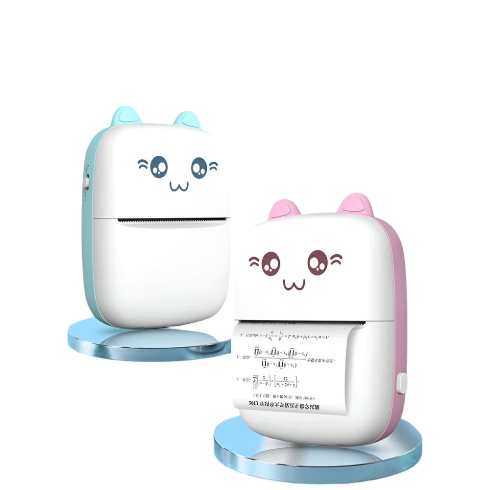 Mini Thermal Printer Wireless BT 200dpi Portable Bluetooth Printer