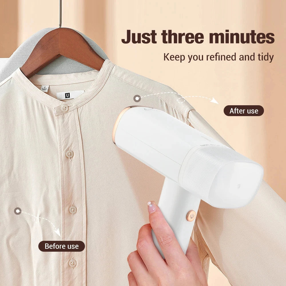 Portable Handheld Garment Steamer 130ml Fast Heat 1000W Ideal for Home and Travel