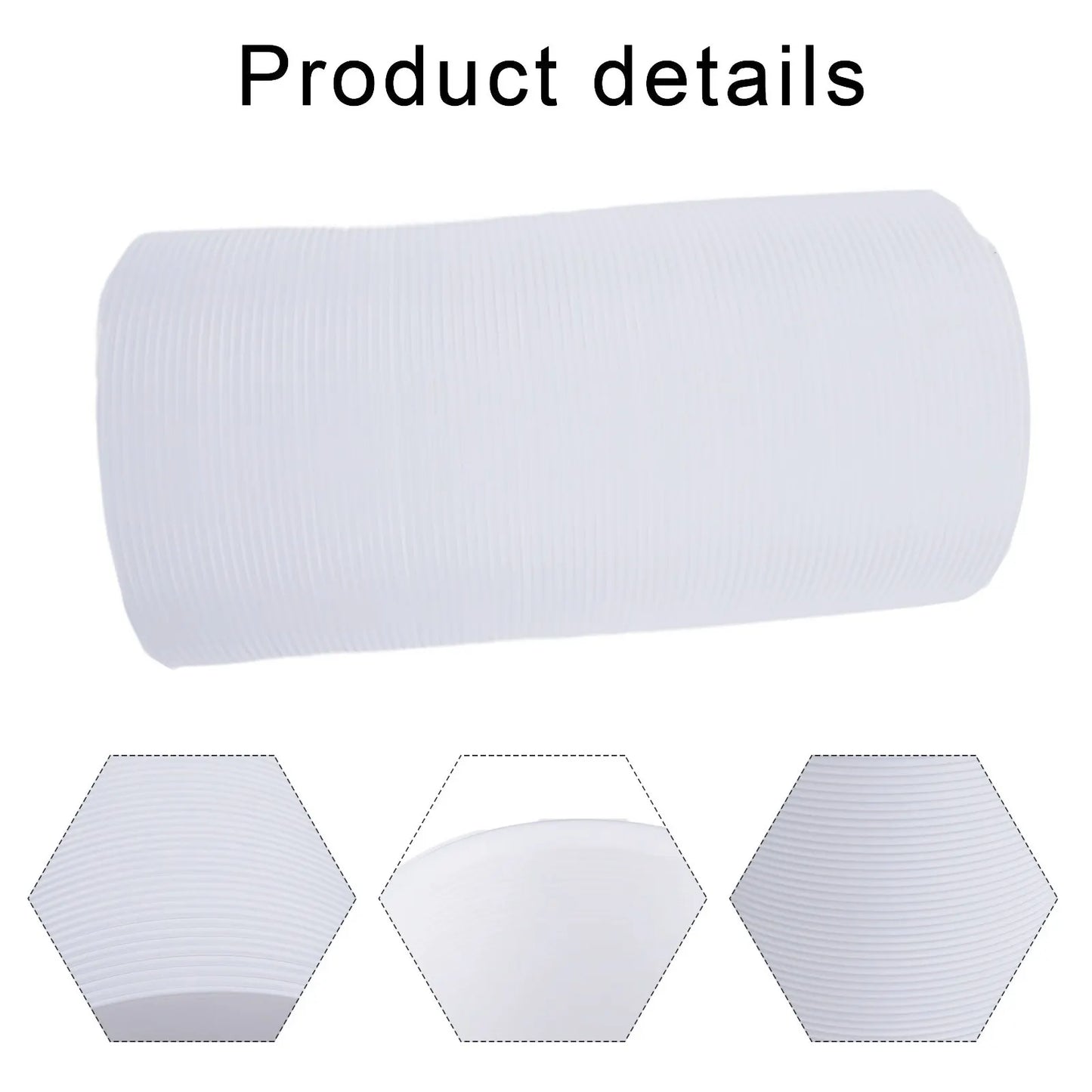 Conducto de ventilación de 150/200 cm, salida flexible, accesorios móviles para aire acondicionado, tubo de escape de calor telescópico, tubo de escape engrosado