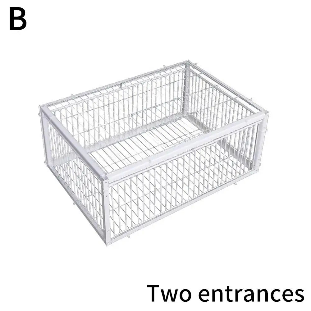 Auto Trap Bird Cage Rabbit Cage Mouse Cage Entry Only No Exit Thickened Encrypted Automatic Pigeon Collecting Portable Bird Cage