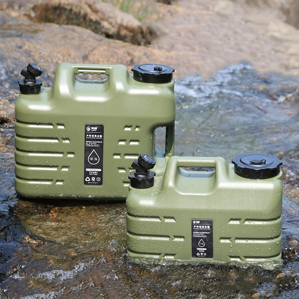 11L Portable Water Canister with Detachable Faucet Leak Proof Design Ideal for Outdoor Travel and Camping