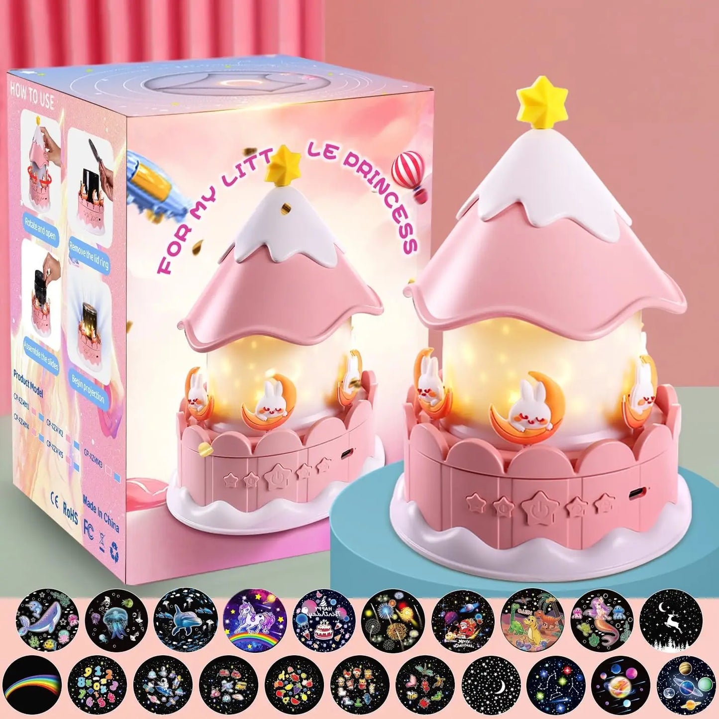 Star Galaxy Projector 21 in 1 Starry Sky Atmosphere Lamp