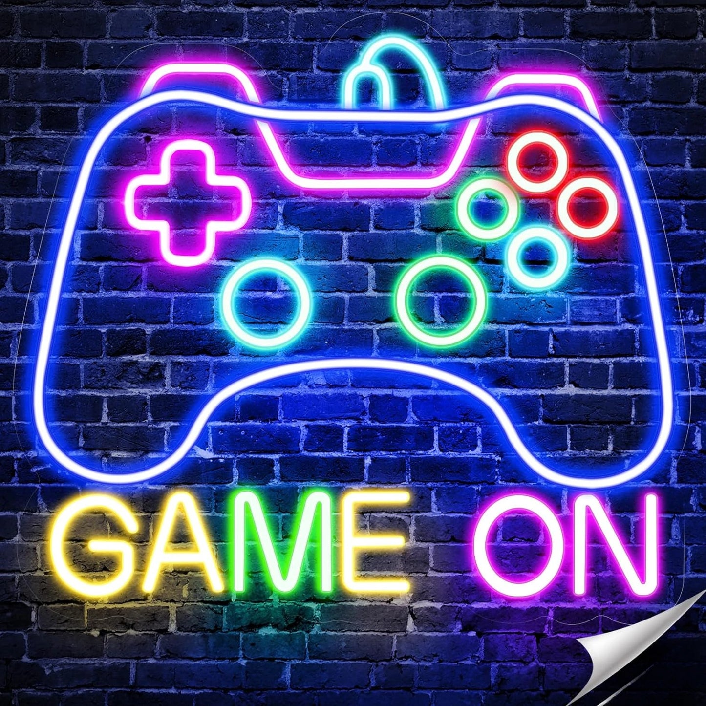 Gamer Neon Sign LED Wall Decor for Teen Bedroom Gifts