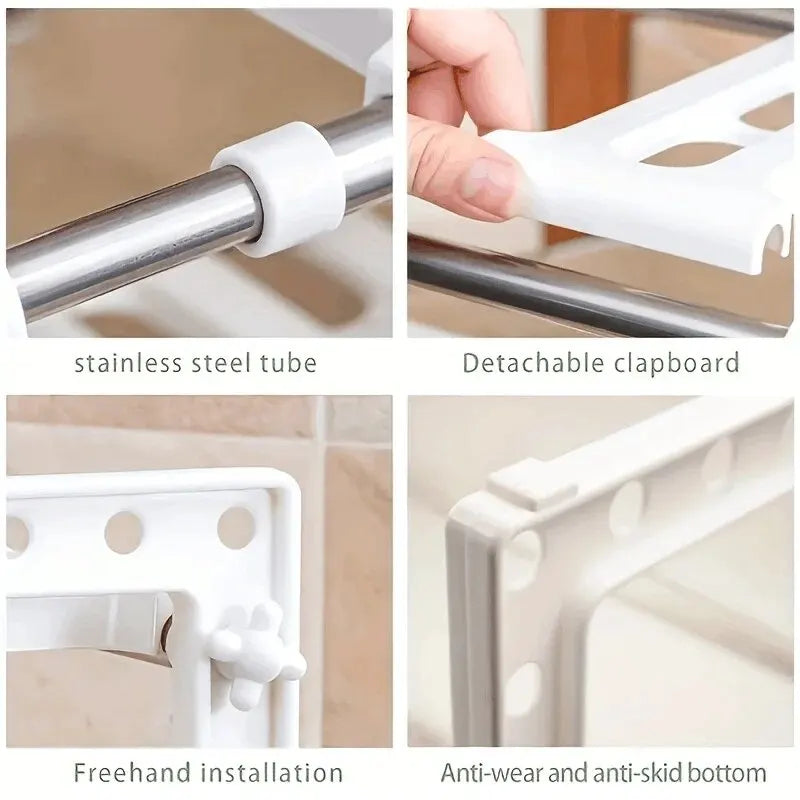 Stackable Cabinet Organizer Shelves for Kitchen and Pantry