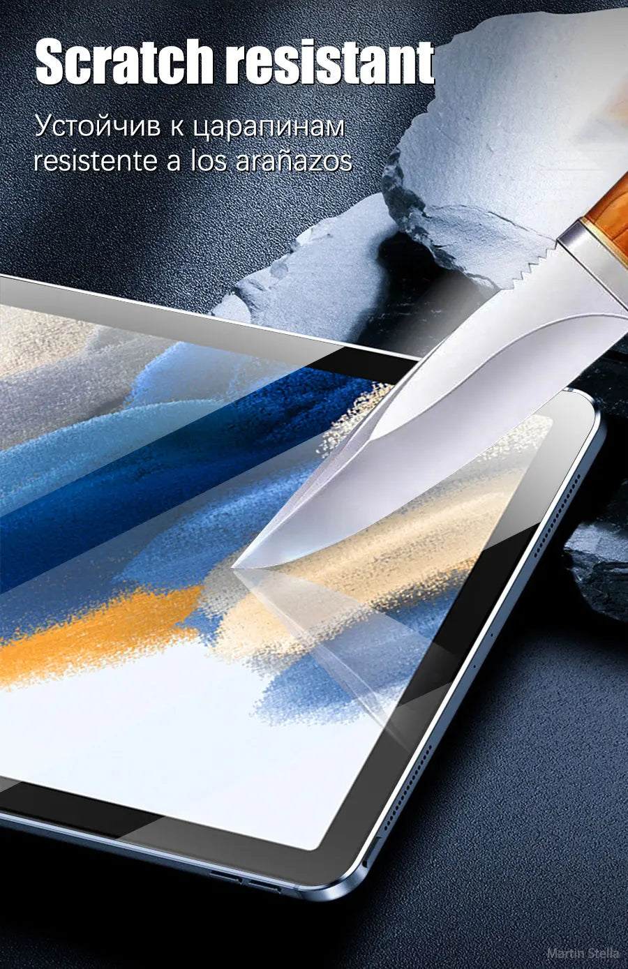 2 protectores de pantalla de vidrio templado para Samsung Galaxy Tab S8 Ultra Plus S6 Lite S7 Fe A7 Lite A8 S9 A9, accesorios para tabletas