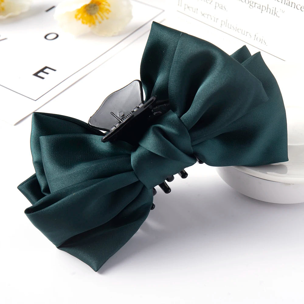 Bow Hair Claws Clip Large Shark Claw Hair Clips for Women