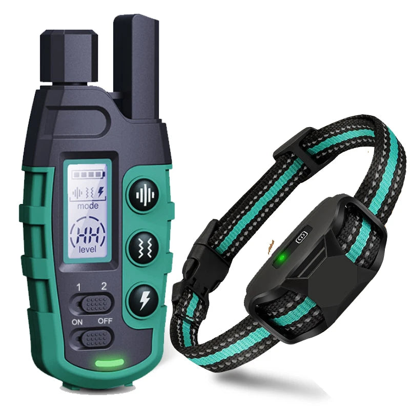 3300Ft Waterproof Electric Dog Training Collar with Remote Control for 5 to 120lbs Puppies Featuring Shock and Vibration
