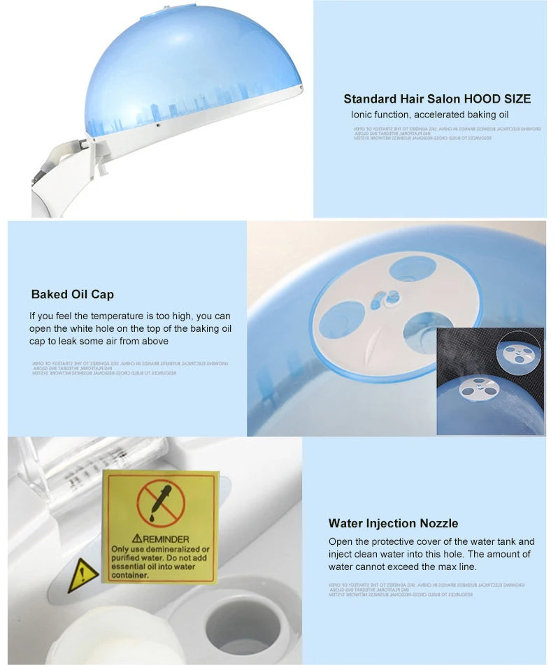 Face Hair Steamer Machine Humidifier Hot Nano Mist Sprayer