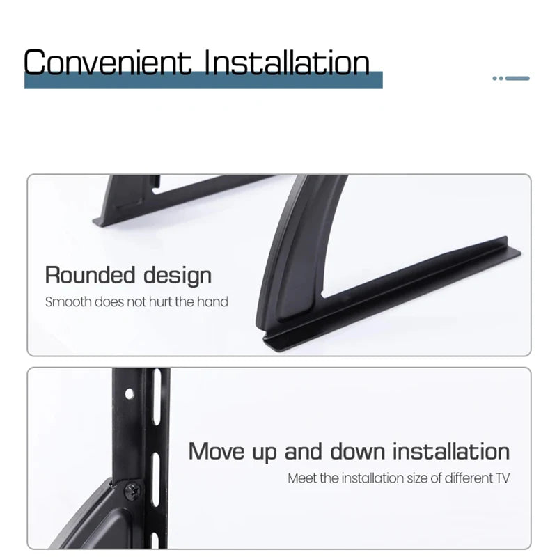 Beishi Universal Table Top TV Stand for 14 to 42 Inch LCD LED OLED TVs Sturdy Monitor Bracket for Flat and Curved Screens