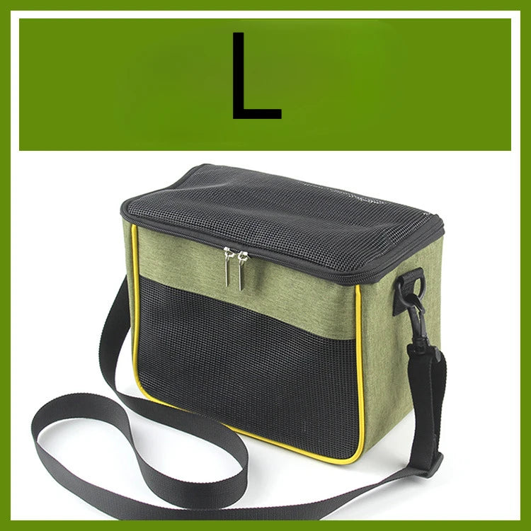 Squirrel Out Backpack Small Pet Breathable Handbag Crossbody Pet Bag Marmot Totoro Tote Bag