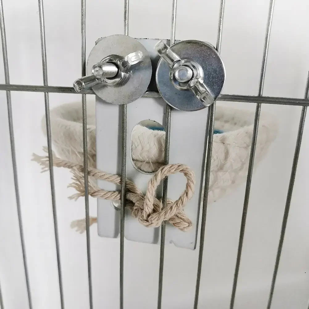 Handmade Winter Warm Bird Breeding Hut Nest Bed Toy for Parrot Budgie Parakeet Cockatiel Cage Perch Stand Hatching Nesting Box