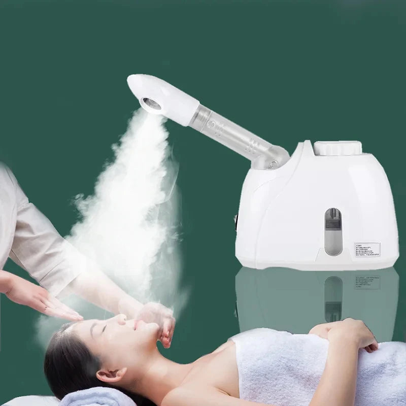 Facial Hot Spray Steamer with Extendable Arm for Spa and Moisturizing