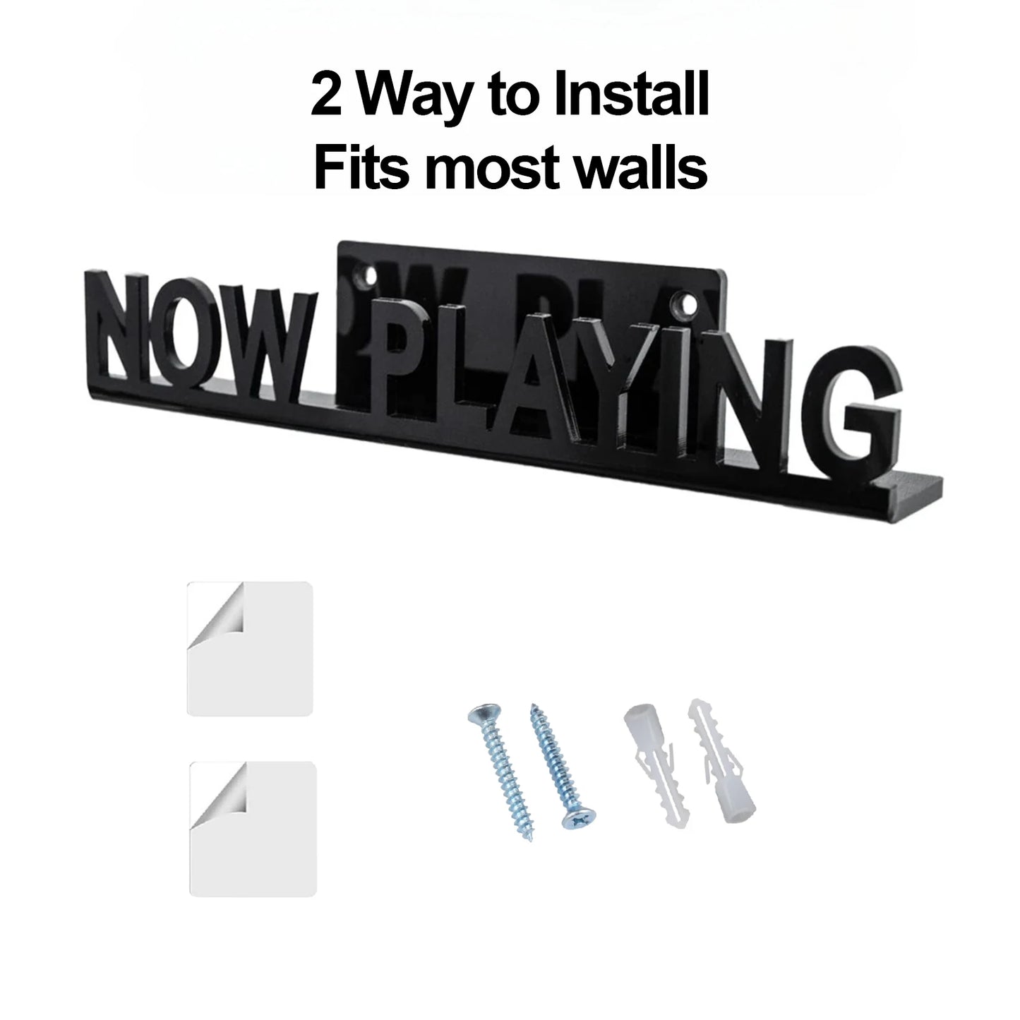 Floating Vinyl Record Shelf Acrylic Wall Mounted Display Rack