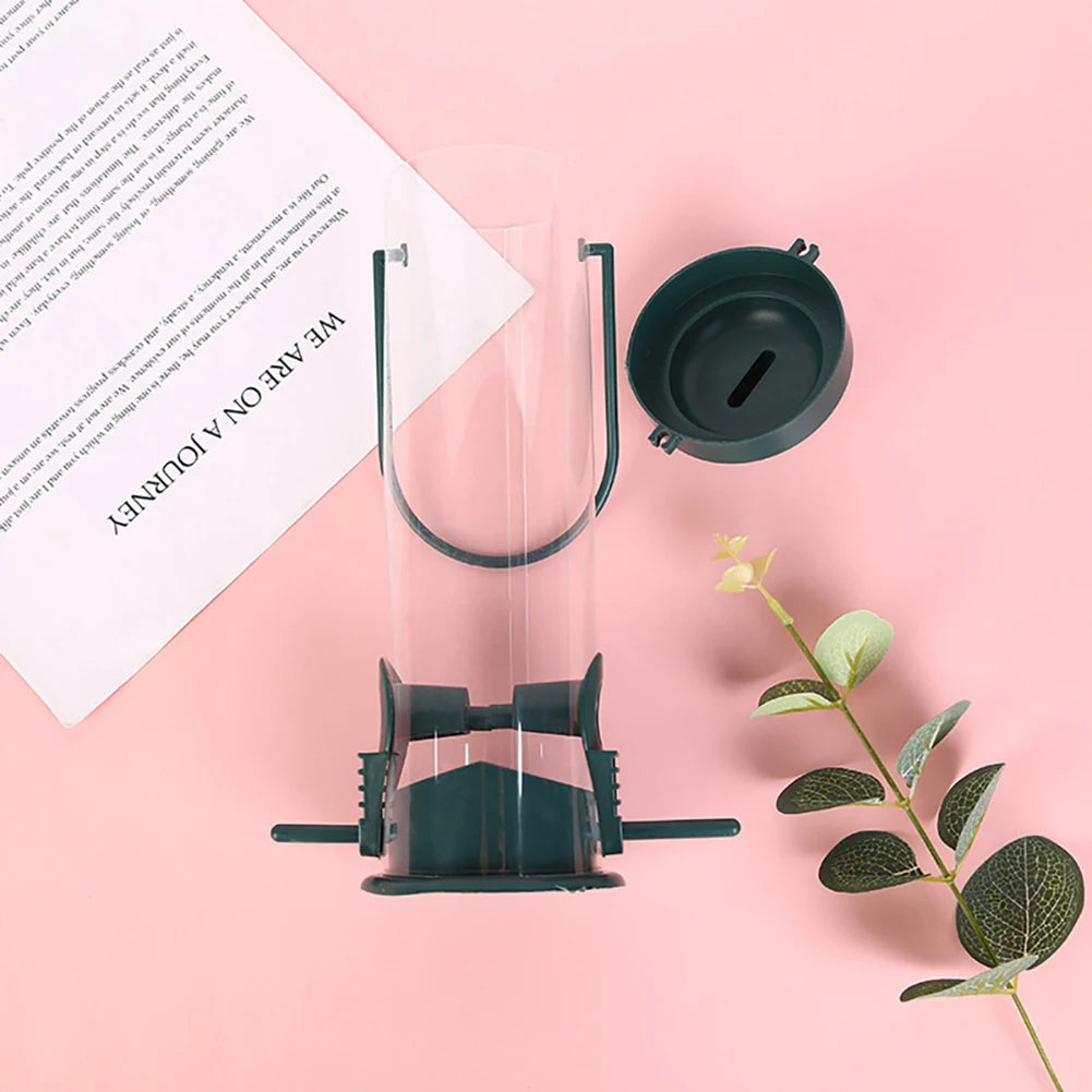 Bird Feeder Hanging Food Dispenser Parrot Food Box for Outdoor Balcony Feedboxes for Feeder Garden Bird Accessories Supplies