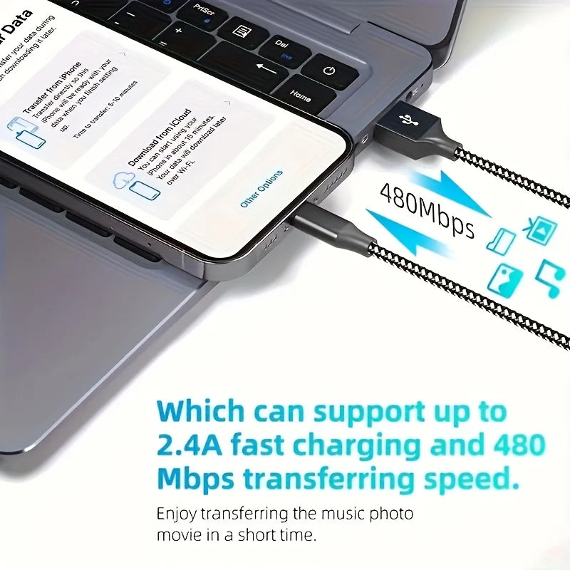 Laihonen MFI Certified Lightning Cable Fast Charging Cord for iPhone 14 14 Plus 13 13 Pro 12 12 Pro 11 11 Pro XR XS Max X 8 7 Plus