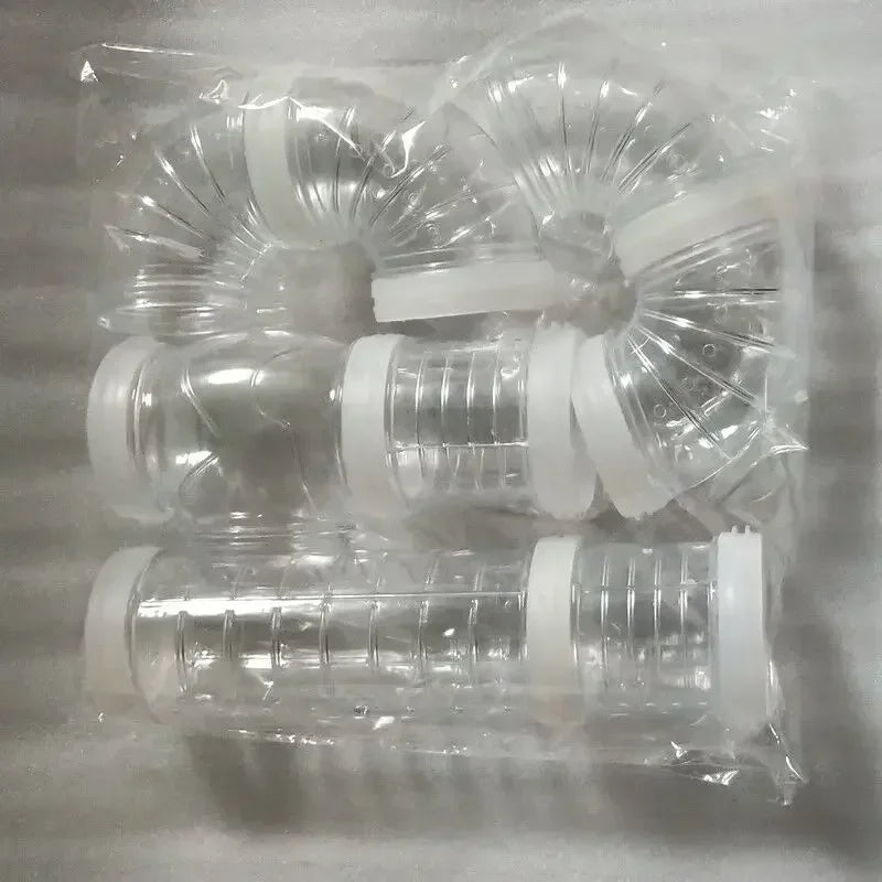 Hamster Cage Tunnel Pipes - DIY Modular Connecting Tubes for Pet Habitat Landscape Design Exercise Run Accessories 햄스터