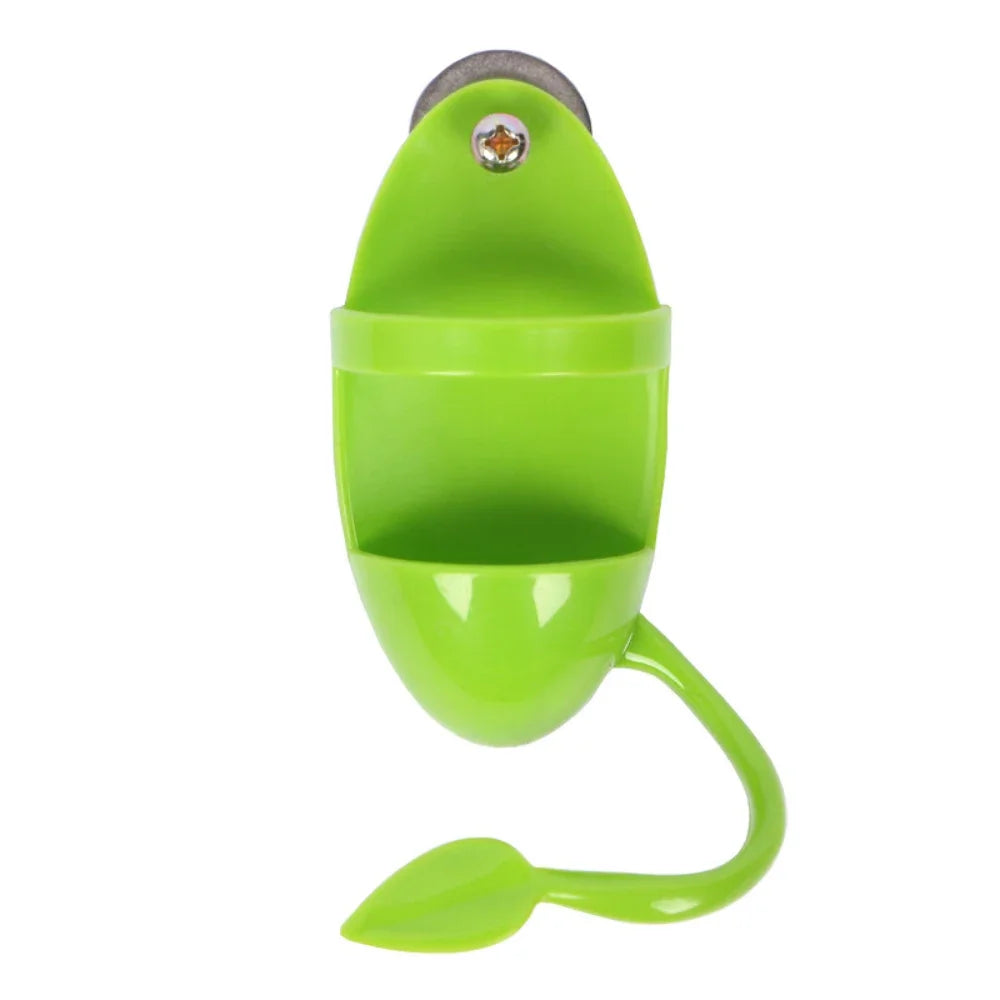 Bird Cage Cuttlebone Holder Bird Feeding Holder Vegetable Fruits Cuttlefish Bone Holder for Parrot Budgies Parakeet Cockatiel