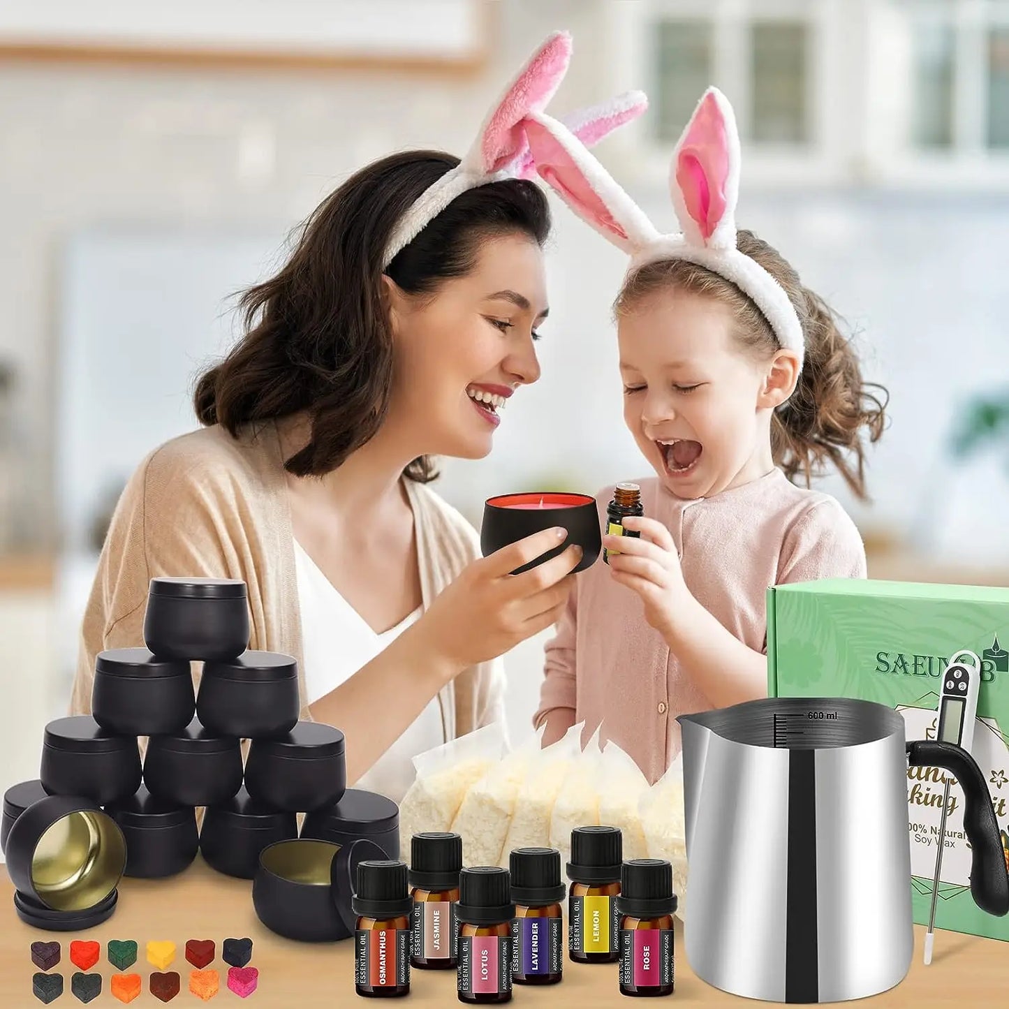 Complete DIY Candle Kit Aromatic Candles Making Tool Set