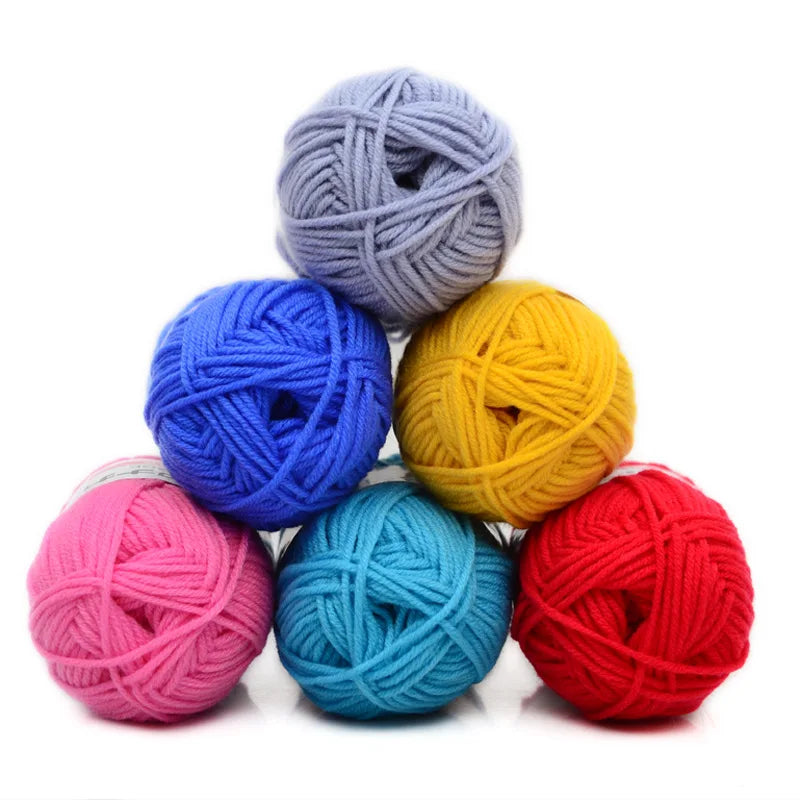 DIY Baby Milk Soft Cotton Knitting Yarn for Sweaters