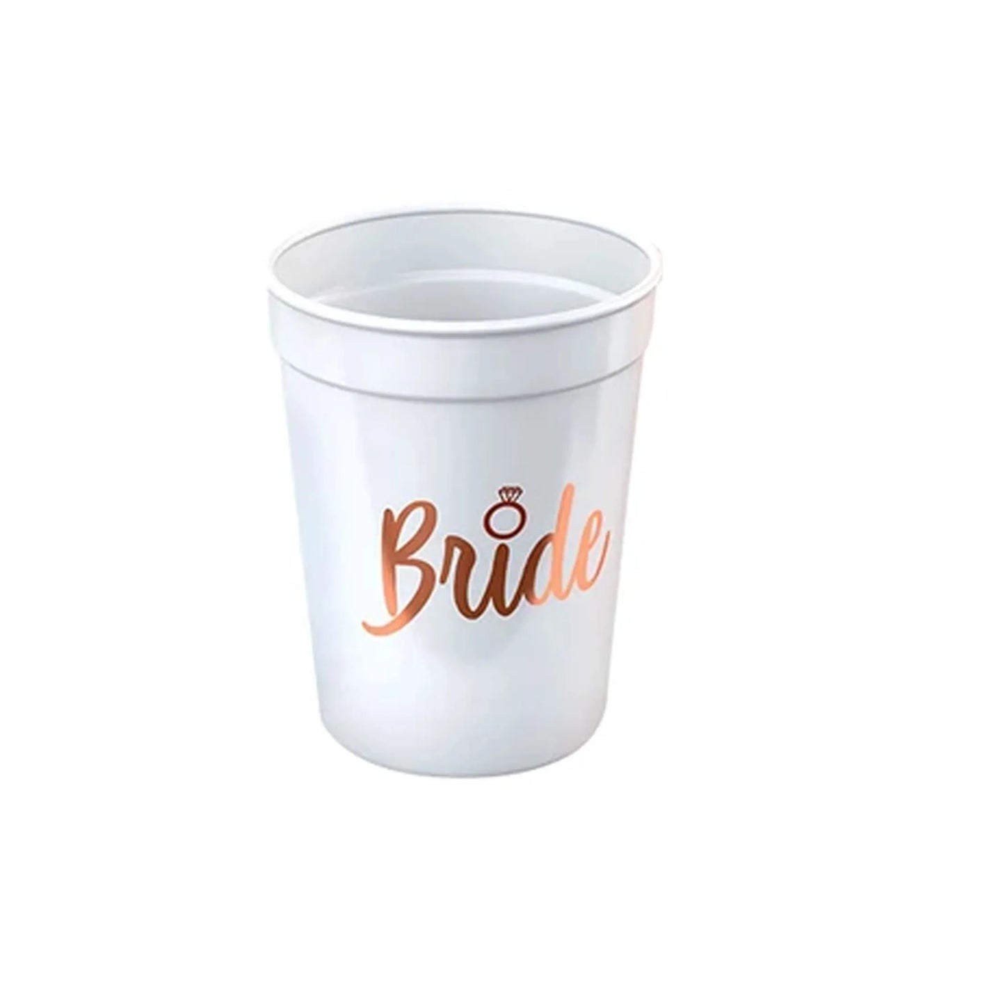 Bachelorette Party Team Bride Plastic Drinking Cups Set for Bridal Shower and Hen Party Supplies