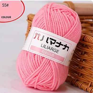DIY Baby Milk Soft Cotton Knitting Yarn for Sweaters