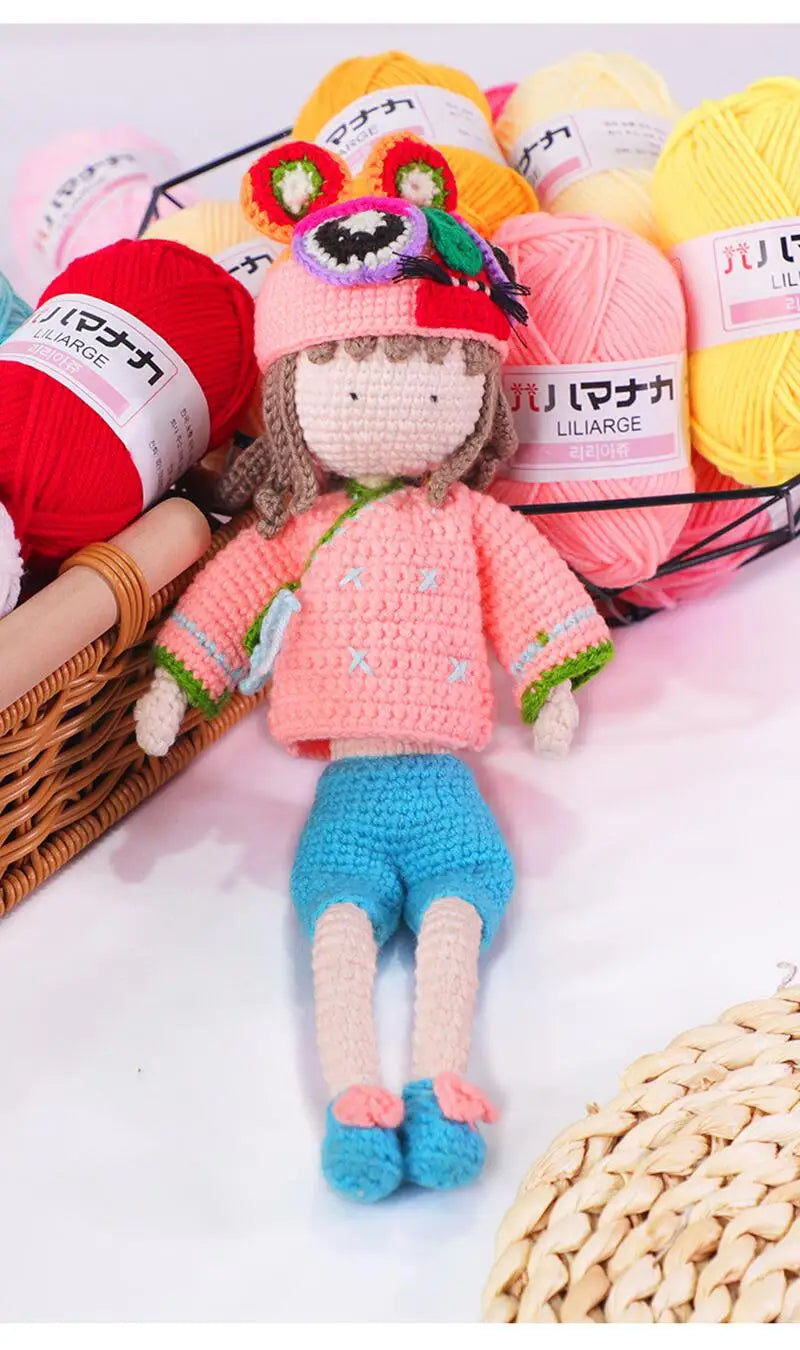 DIY Baby Milk Soft Cotton Knitting Yarn for Sweaters