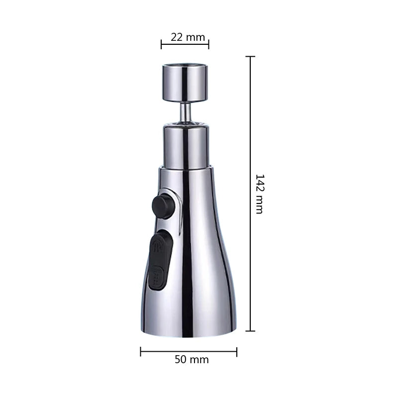 Universal 360 Degree Rotate Kitchen Faucet Extender Aerator