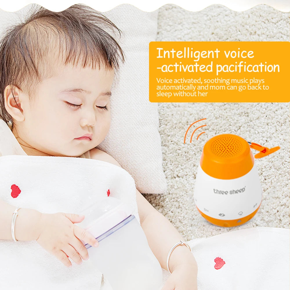 Smart Baby White Noise Machine with Voice Activation for Soothing Sleep