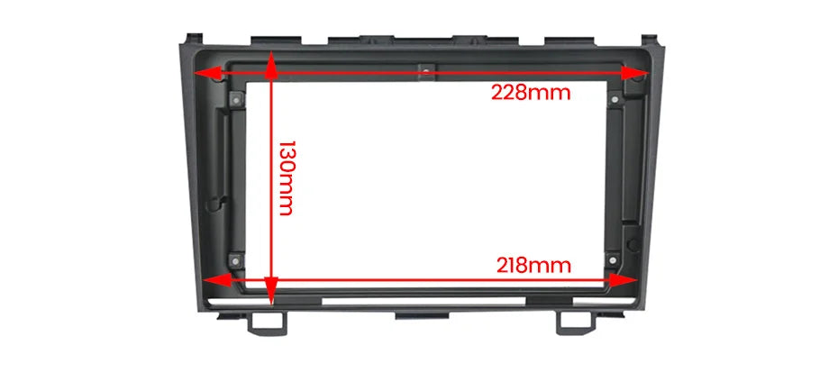 9 Inch Car Radio Face Frame For Honda CRV CR-V 2006-2012 Bezel