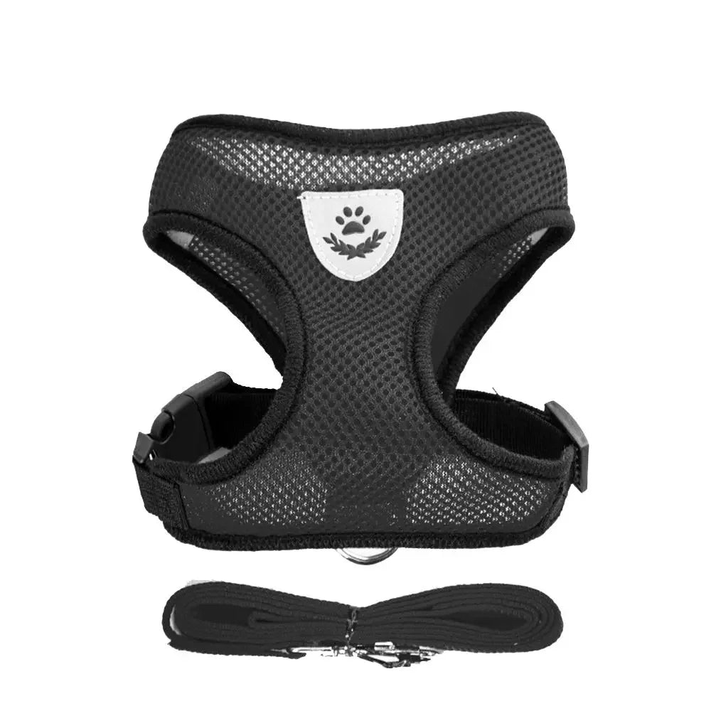 New Pet Walking Gog Walking Cat Chest Strap Collar Mesh Rope