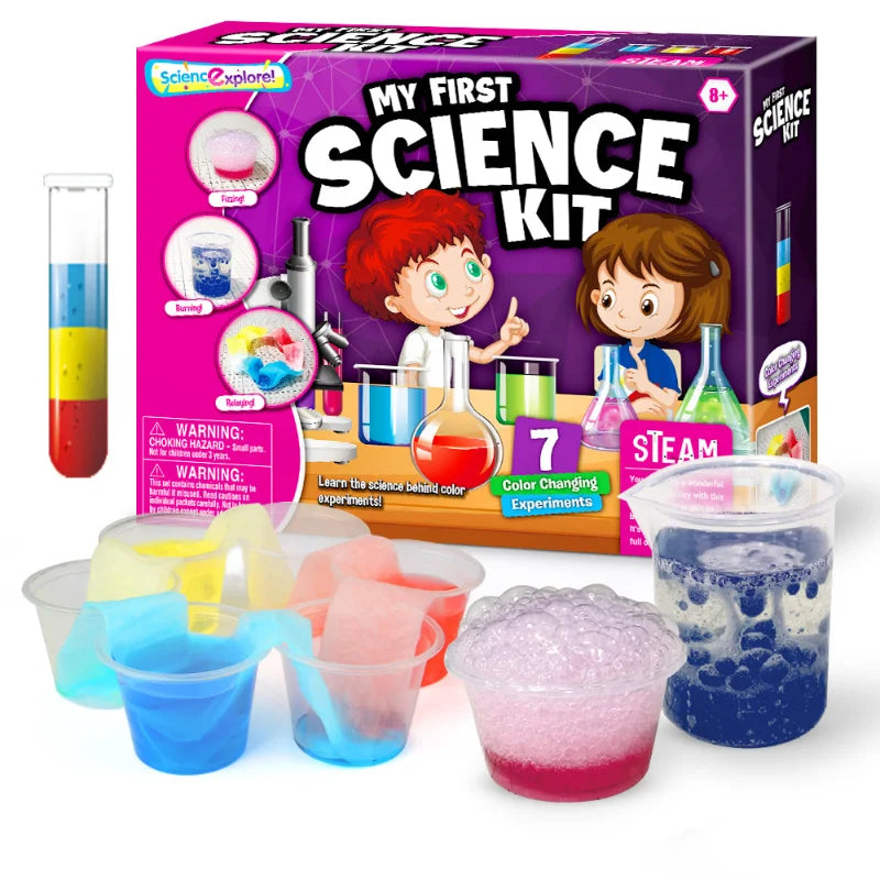 Children Magic Science Experiment Kit Handmade DIY Soap Educational STEAM Toy for Ages 6 to 12 Perfect Gift for Kids